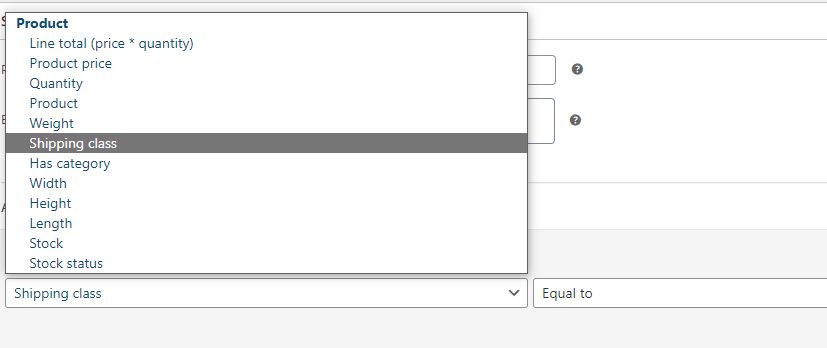 conditions to add product to package