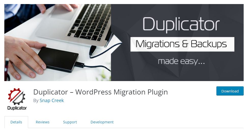 duplicator plugin