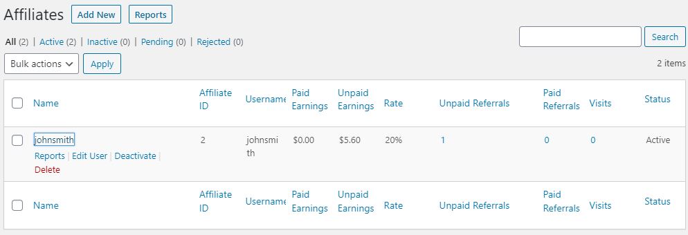 affiliatewp affiliates overview