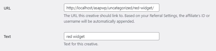 affiliatewp creative url