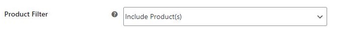 free gifts for woocommerce product filter included products